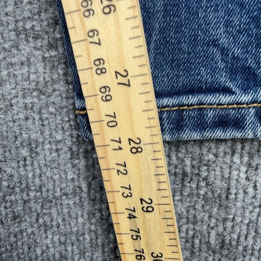 Levis 502 Jeans Mens 29x32 Blue Regular Fit Tapered Leg Medium Wash Denim